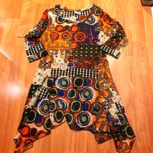 💙MIRRORMIRROR🧡 Tunic Top/Bonus tank